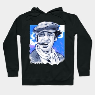 Jean Paul Belmondo - An illustration by Paul Cemmick Hoodie